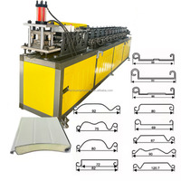Haute efficacité de travail automatique enrouler porte rouleuse hydraulique cisaillement acier Garage volet porte rouleau formant la Machine