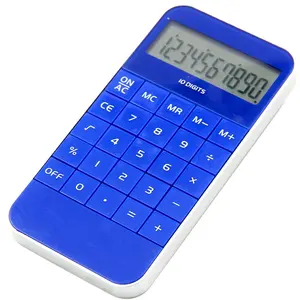 Mini calculatrice électronique multifonction, pour téléphone portable, logo personnalisé, forme mobile, 10 chiffres, pour enfants