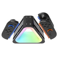 Station de charge 4 en 1 avec lumières RVB Station de charge pour Nintendo Switch 2 Accessoires Mise à niveau 2025
