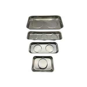 2 PCS Set Edelstahl Magnet teile Fach Magnet Hardware Werkzeug ablage Garage Mechaniker Platte - Product Image 4