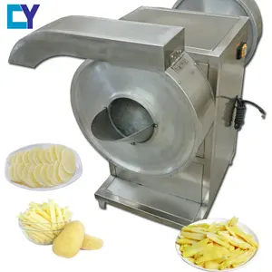 Onduladas chip trituradora cortador/arruga papas fritas de la máquina de corte