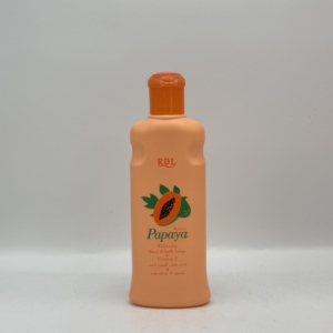 Grosir 300ml Losion pemutih kulit Herbal organik tubuh-susu kuning & pepaya-infusi muda kuning - Product Image 2