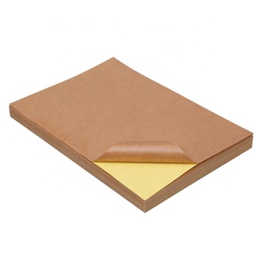 Bán buôn 100 sheets A4 giấy kraft không thấm nước tự dính 21x29.7 Matte dính giấy mã vạch tương thích cho máy in phun laser - Product Image 4