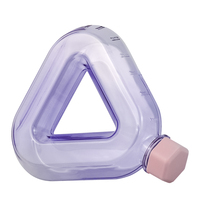 Bouteille d'eau sport en plastique sans BPA avec logo personnalisé, qualité alimentaire, design unique, vente en gros