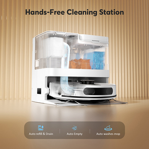 Teendow D60S Ultra Aspirateur Robot 2-en-1 Balai et Aspirateur Robot 6000Pa Lidar avec Station de Base A - Product Image 6