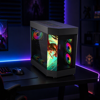 Boîtier d'ordinateur de jeu Micro ATX Pcooling noir, boîtier PC, boîtier de bureau, accessoires informatiques, boîtiers et tours d'ordinateur