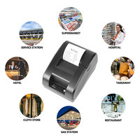 Impresora de Recibos ZYWELL para Sistema POS, Impresora Térmica de Facturas de 58 mm para Pequeños Negocios y Supermercados