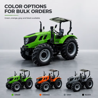Tracteurs agricoles 4x4 110 ch avec pare-soleil, moteur diesel, système hydraulique