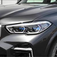 Ensemble de phares LED KGKB pour BMW X5 G05 G18 2019-2023 30i 40i M50i, style Spoon, lentille laser, boîtier à double couleur, clignotant DRL