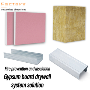 Trần treo vách thạch cao vách ngăn thạch cao kim loại Stud và theo dõi góc tường hạt furring kênh ánh sáng thép Keel - Product Image 5