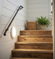 Lumière de couloir à détection humaine, lumière d'entrée, lumière de hall, porte-chapeau avec lumière de plafond magnétique rechargeable