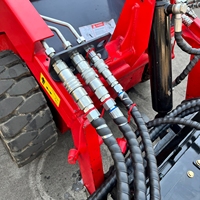 Mulcher a Tamburo Forestale per Skid Steer con Supporto OEM, Attrezzatura Idraulica per Operazioni di Bonifica Terreni Forestali