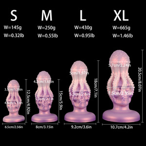Tapón Anal de Pulpo Expandible de Silicona Líquida, Juguete Sexual para Adultos, Dildo Anal de Pulpo, Dildo de Animal - Product Image 2