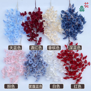 Décorations de plafond en fleurs artificielles en soie, forme goutte d'eau, haute simulation, pour salles de mariage, salles de banquet et hôtels - Product Image 5