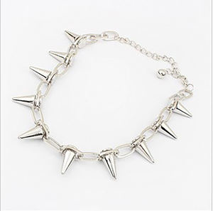 قلادة هيب هوب جديدة للرجال سلسلة سبايك قلادة صخرية قوطية - Product Image 3