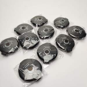 Tampon encreur d'empreintes digitales à encre non toxique noire ronde personnalisée de 40mm <span class=keywords><strong>Tampons</strong></span> <span class=keywords><strong>encreurs</strong></span> pour empreintes digitales de notaire d'avocat - Product Image 6