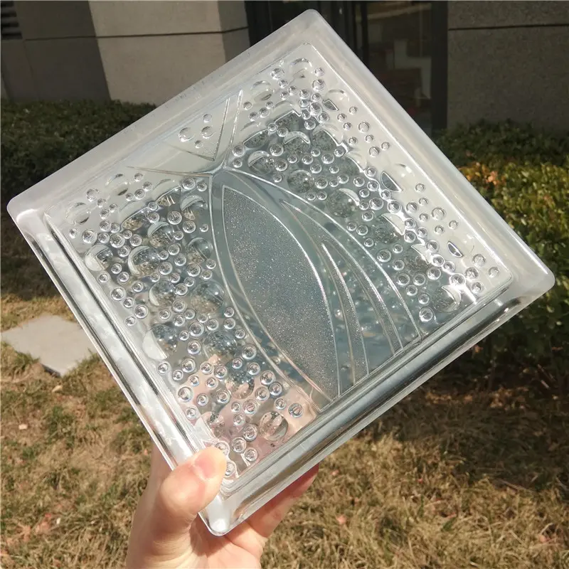 Nhà Máy Giá lửa Đánh Giá Rỗng Glass Block cho tường phân vùng