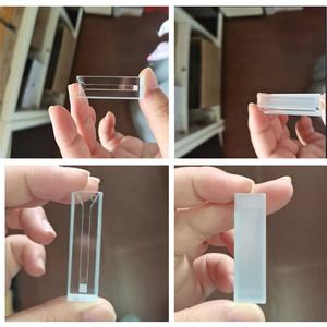 분광광도계 큐벳 표준 10mm 경로 45mm 높이 3.5ml 용량 350-2000nm 파장 큐벳 일회용 석영 큐벳 - Product Image 6