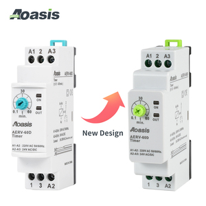 Din Rail AERV-60 ERV-60 60S Power ON TIME delay Relay Mạch thời gian trễ 220V tiếp sức - Product Image 1