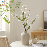 Mini fleurs de Bauhinia imprimées en 3D, fleurs artificielles pour mariage, décoration de la maison, arrangement floral
