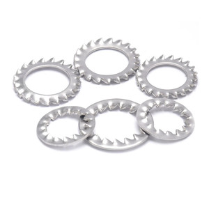แหวนล็อคฟันเลื่อยสเตนเลส DIN6798 ป้องกันการลื่นไถล - Product Image 3