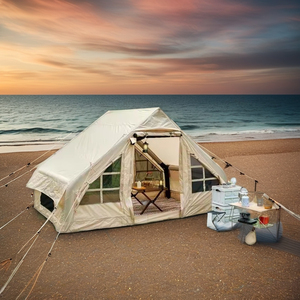 Haute qualité personnalisé <span class=keywords><strong>4</strong></span> <span class=keywords><strong>saisons</strong></span> luxe grand camp extérieur famille air <span class=keywords><strong>tente</strong></span> de camping imperméable PVC coton <span class=keywords><strong>tente</strong></span> de camping <span class=keywords><strong>gonflable</strong></span> - Product Image 6