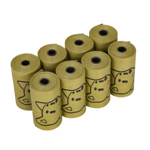 Bolsas para excremento de perro personalizadas, duraderas, gruesas, a prueba de fugas, impresas con logotipo, tamaño y grosor personalizados para pasear perros - Product Image 3