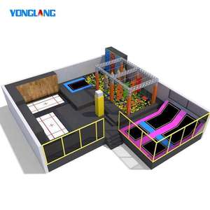 Коммерческий трамплин, детский Крытый Батутный парк с Протекторной сеткой - Product Image 6