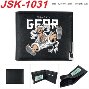 Cartera de Cuero Plegable con Hebilla Metálica de Anime <span class=keywords><strong>One</strong></span> <span class=keywords><strong>Piece</strong></span>, para Guardar Tarjetas de Identificación, Tarjetas Bancarias y Otras Tarjetas, Bolso Pequeño - Product Image 4