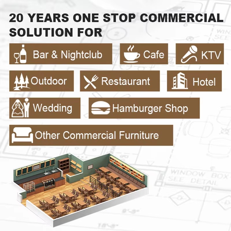 Mobiliario Comercial Personalizado para Restaurantes