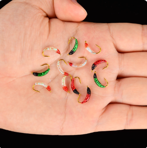 Fibra de pelo de ardilla suave Natural para atado de moscas para ninfas de trucha lubina Material de doblaje efectivo Pesca con mosca Moscas Fabricación de plástico - Product Image 4