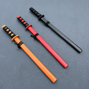 Juguetes para deportes al aire libre, entrenamiento tradicional para niños, <span class=keywords><strong>espadas</strong></span> guerreras, juegos para niños, Katana, espada de madera, Juguetes - Product Image 2