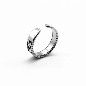 yunnique Fashion <b>Rings</b> Open Design Retro <b>Titanium</b> Steel Men Women Jewelry Gift Geometric Shape Meiwei Color GZY-J0132 - Product Image 3