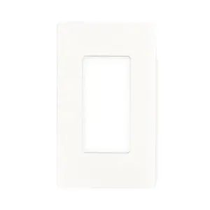 핫 세일 미국 점보 wallplate 1 갱 벽 스위치 플레이트 콘센트 커버, screwless wallplate, UL 나열된 벽 소켓 커버