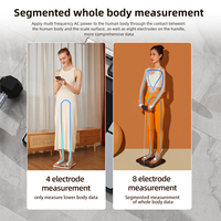 Báscula de grasa corporal única, gimnasios domésticos personalizados, clínicas, instituciones de belleza, báscula de grasa corporal inteligente de 8 electrodos adecuada