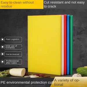 Peカッティングボード食品グレードカラー金型防止プラスチックPEカラースクエアチョッピングボード - Product Image 6
