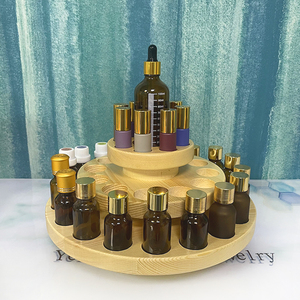 Gotero de cristal negro mate con collar dorado, botella de aceite esencial, gotero de aceite para Barba, 10ml, 15ml, 30ml, 50ml - Product Image 2