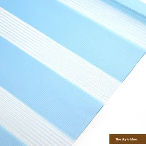 Không khoan mềm gạc hiện đại tre Polyester dọc rèm cuốn kéo loại rèm cửa phòng tắm cửa sổ văn phòng mất điện - Product Image 6