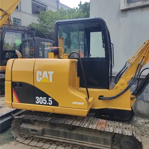 حفار مجنزر CAT 305 عالي الجودة وحالة جيدة 5.5 طن مستعمل حفار صغير مستعمل