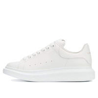 Chaussures de course de luxe en cuir véritable pour hommes et femmes, plateforme MC noir et blanc, baskets MQ, baskets Mqqueen, baskets Queens