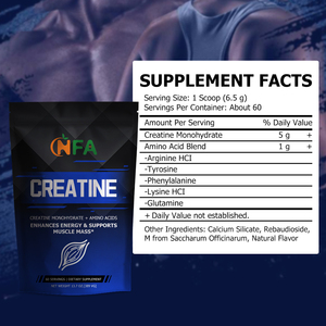 OEM Buy Bulk High Quality <b>Creatine</b> Powder Contains <b>Creatine</b> <b>Monohydrate</b> Formulated to Support Muscle Strength 60 Servings - Product Image 2