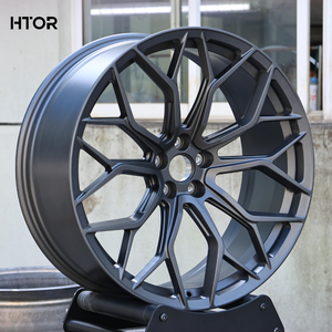 ล้อแม็กซ์ HTOR ใหม่ ขนาด 17 นิ้ว ผลิตจากอลูมิเนียมอัลลอยด์ ขึ้นรูปด้วยกรรมวิธีการตีขึ้นรูป ดีไซน์หรูหรา หลายก้าน รูปทรงดอกบัว ขัดเงา สีเทา 4 ชิ้น 4x100 - Product Image 1