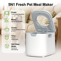 Nuevo Diseño 2026: Cocedor Automático de Alimentos Secos/Húmedos de 3.3L para Mascotas, Multicocedor de Comida Fresca para Perros y Gatos con Ventana de Visualización