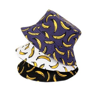 Cool Full Digital Silk Screen Printed Banana Custom Design <b>Bucket</b> <b>Hat</b> for Fishing Ski Party Casual Travel Cycling Daily Use - Product Image 1