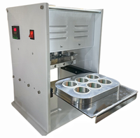 Machine de scellage de plateau en aluminium, boîte à déjeuner manuelle de nourriture rapide, Machine d'emballage, Machine de scellage de plateau en aluminium