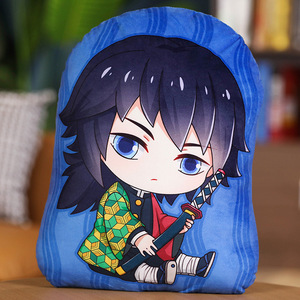 Marchandises Demon Slayer, porte-clés d'anime Kamado Nezuko, Zenitsu Agatsuma, poupée d'oreiller bidimensionnelle, rembourrage en coton PP - Product Image 6