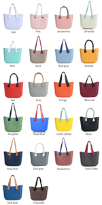 Italy <span class=keywords><strong>OBag</strong></span> Sac fourre-tout EVA de grande capacité avec double sangle de chaîne en T Portable et résistant à l'eau pour la plage et le shopping Fairybag - Product Image 5