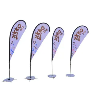 2024 Wholesale Outdoor promotion event feather flag banner for sport game