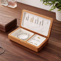 Boîte à bijoux en bois gravé personnalisé, organisateur de bijoux, boîte cadeau de mariage