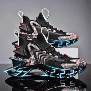 Chaussures de course pour hommes de qualité supérieure, chaussures de course à lame rouge sur mesure, chaussures de marche et chaussures de sport de marque à la mode - Product Image 1